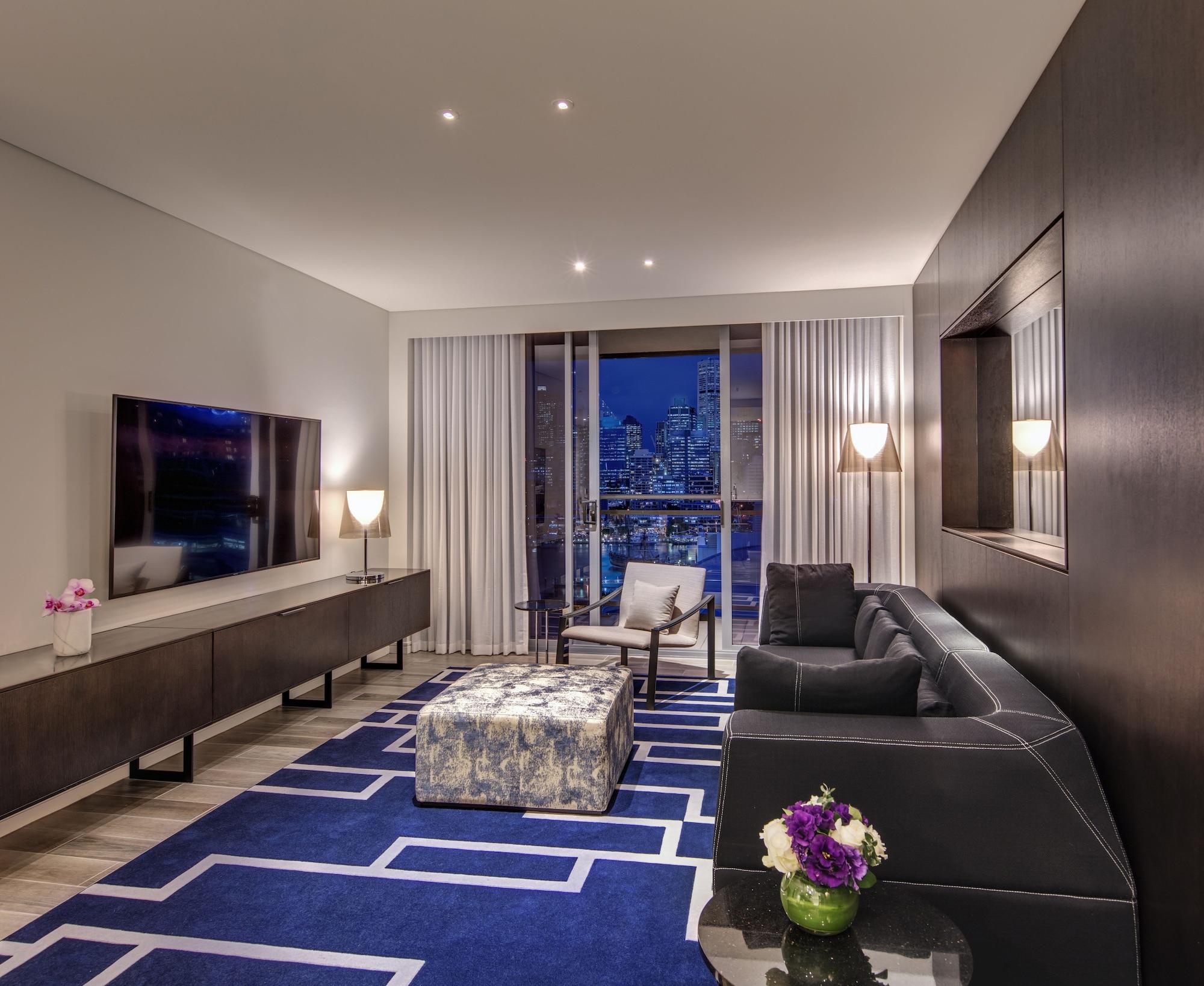 The Star Grand Hotel And Residences Sydney Eksteriør billede Living room