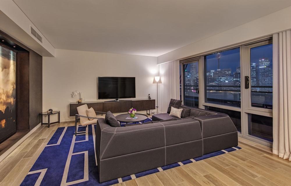 The Star Grand Hotel And Residences Sydney Eksteriør billede Living room