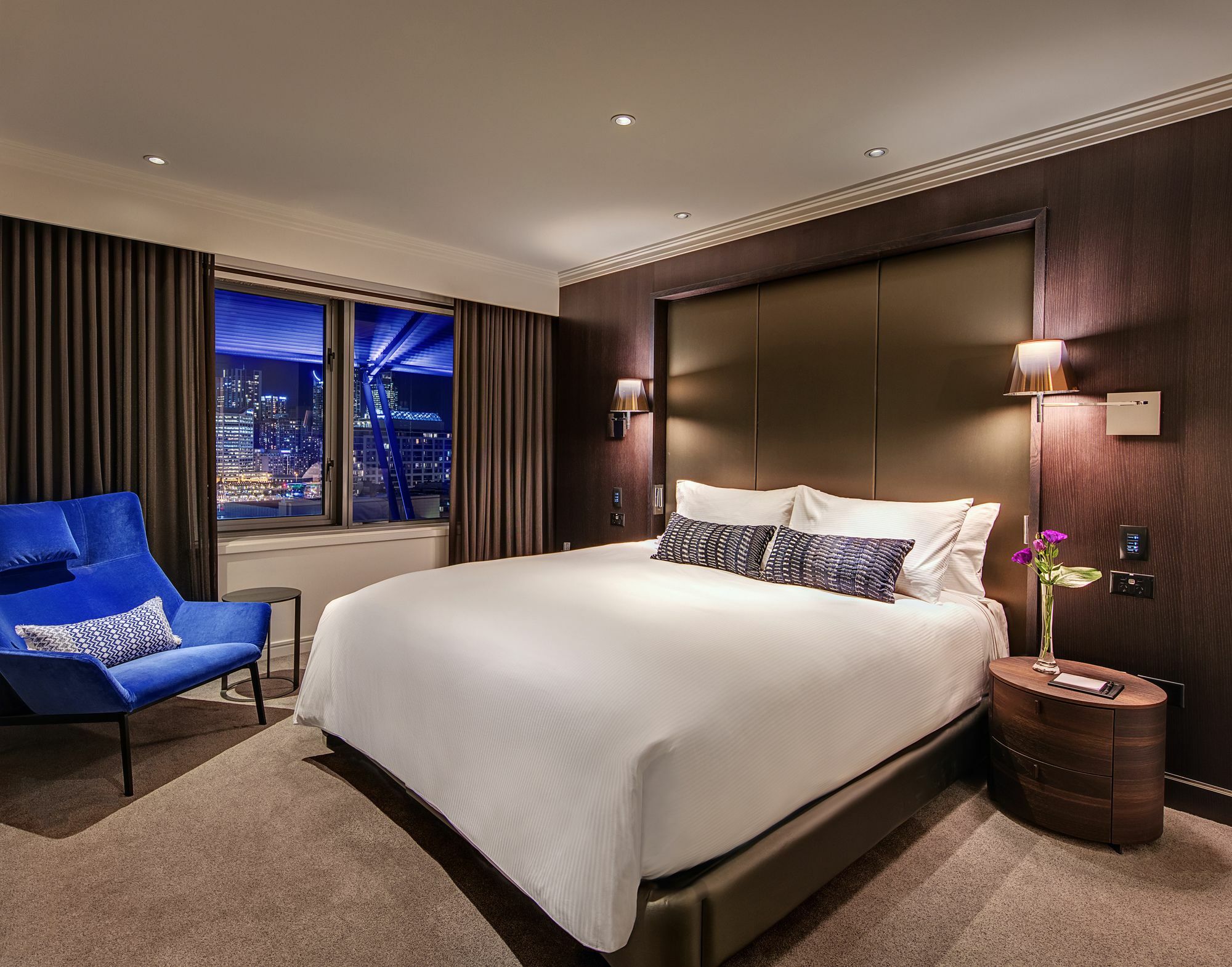 The Star Grand Hotel And Residences Sydney Eksteriør billede A bedroom at the hotel